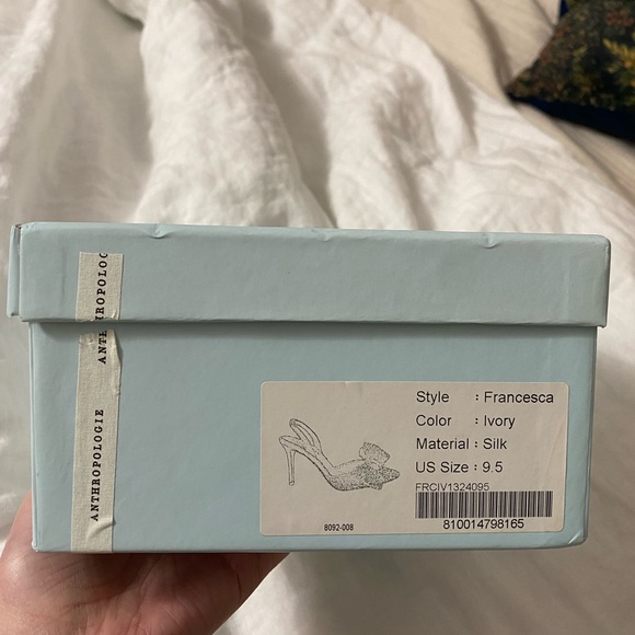 Bella Belle Francesca Lace Slingback Bow Heels - Picture 6 of 10